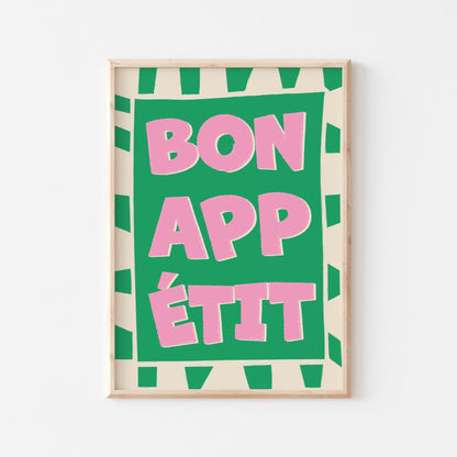 Bon Appétit Art Print - Posterami