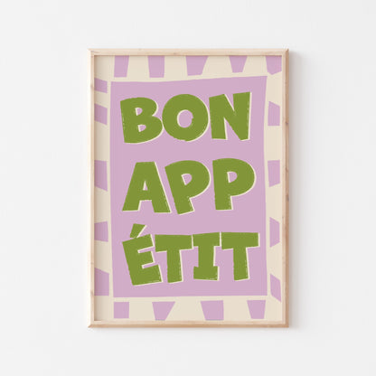 Bon Appétit Art Print - Posterami