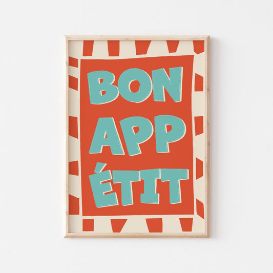 Bon Appétit Art Print - Posterami