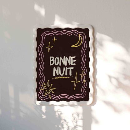 Bonne Nuit Art Print - Posterami