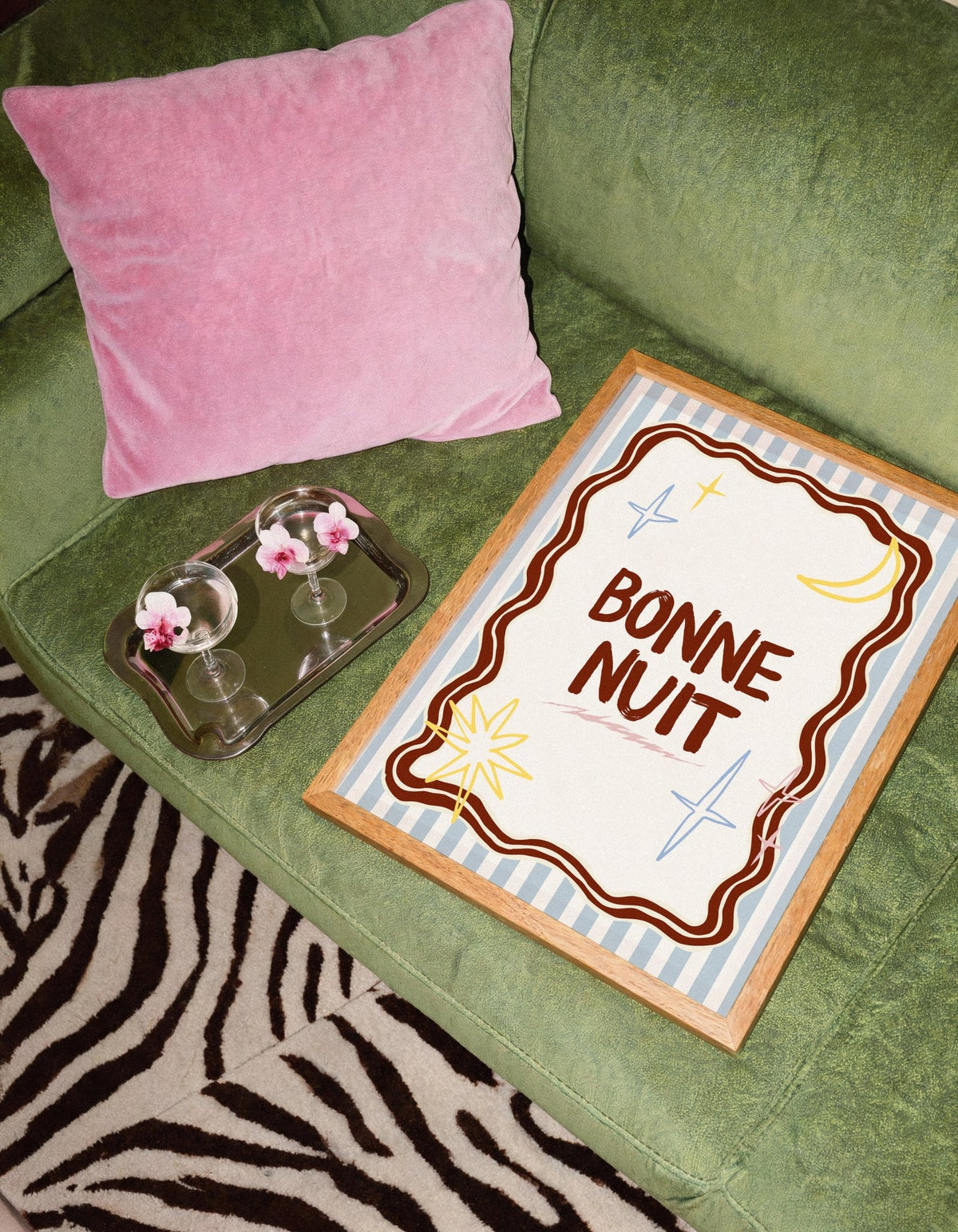 Bonne Nuit Art Print - Posterami