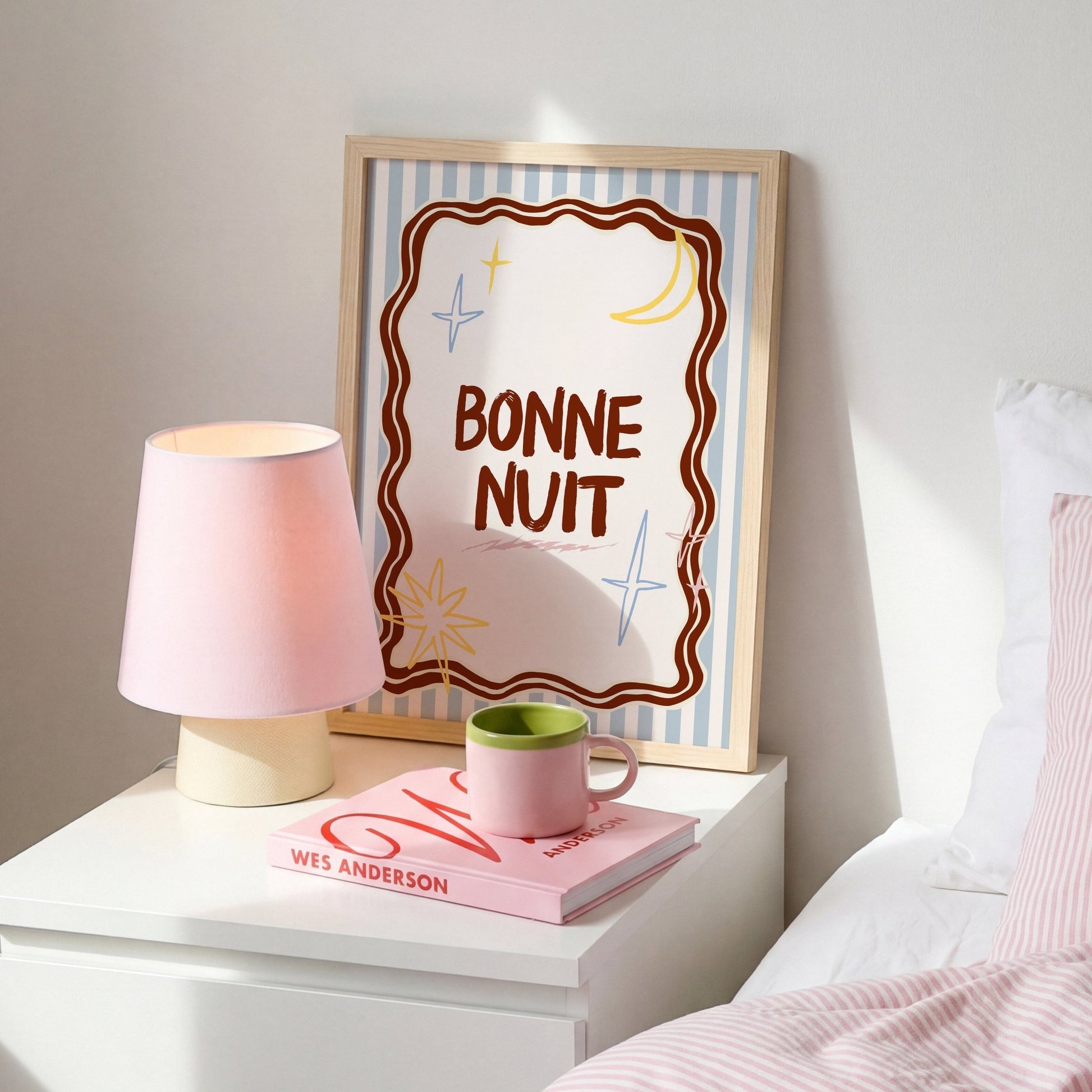 Bonne Nuit Art Print - Posterami