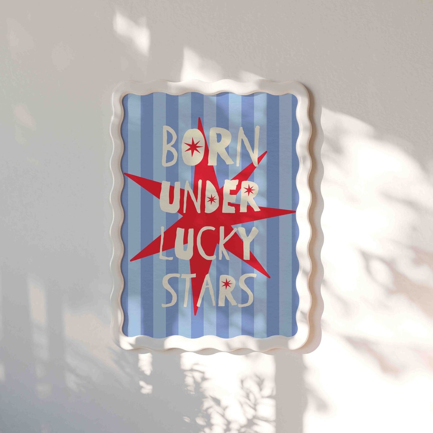 Born Under Lucky Stars Art Print - Posterami