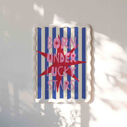 Born Under Lucky Stars Art Print - Posterami