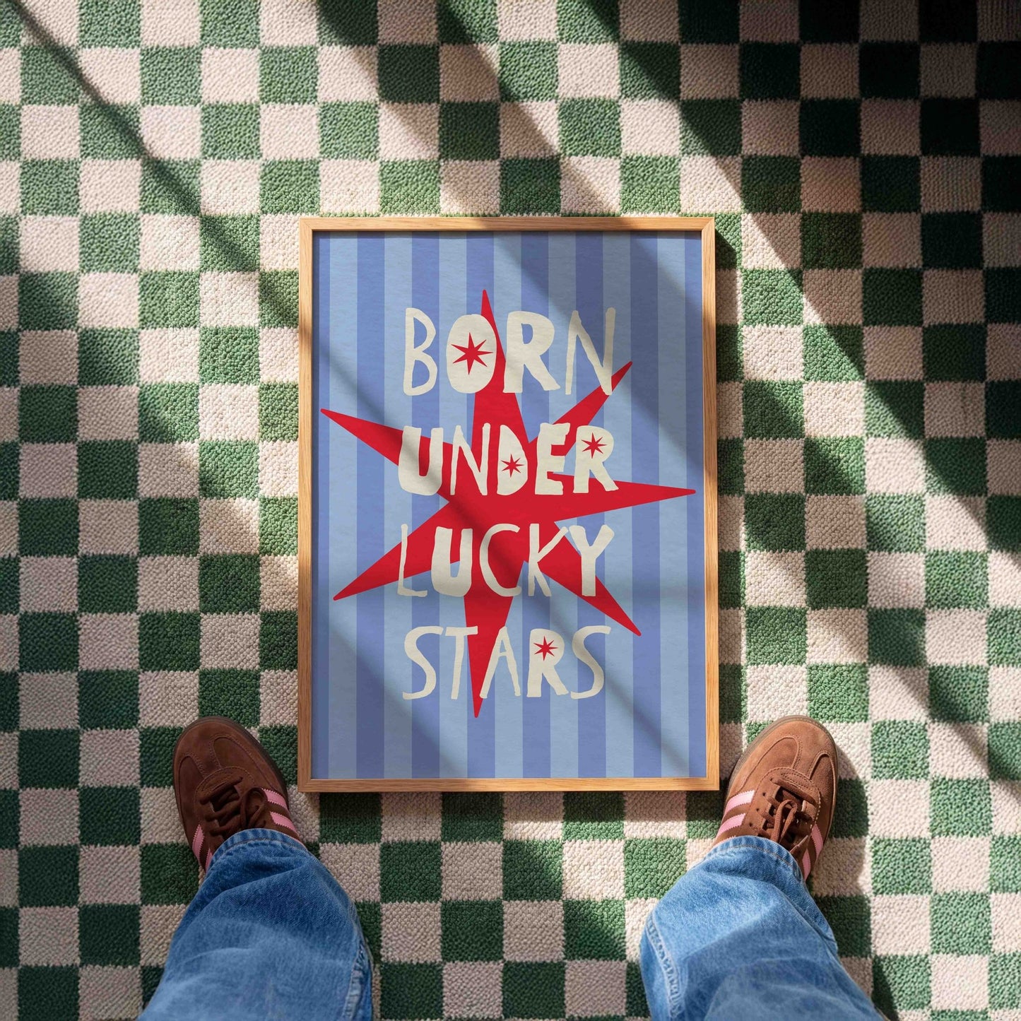 Born Under Lucky Stars Art Print - Posterami