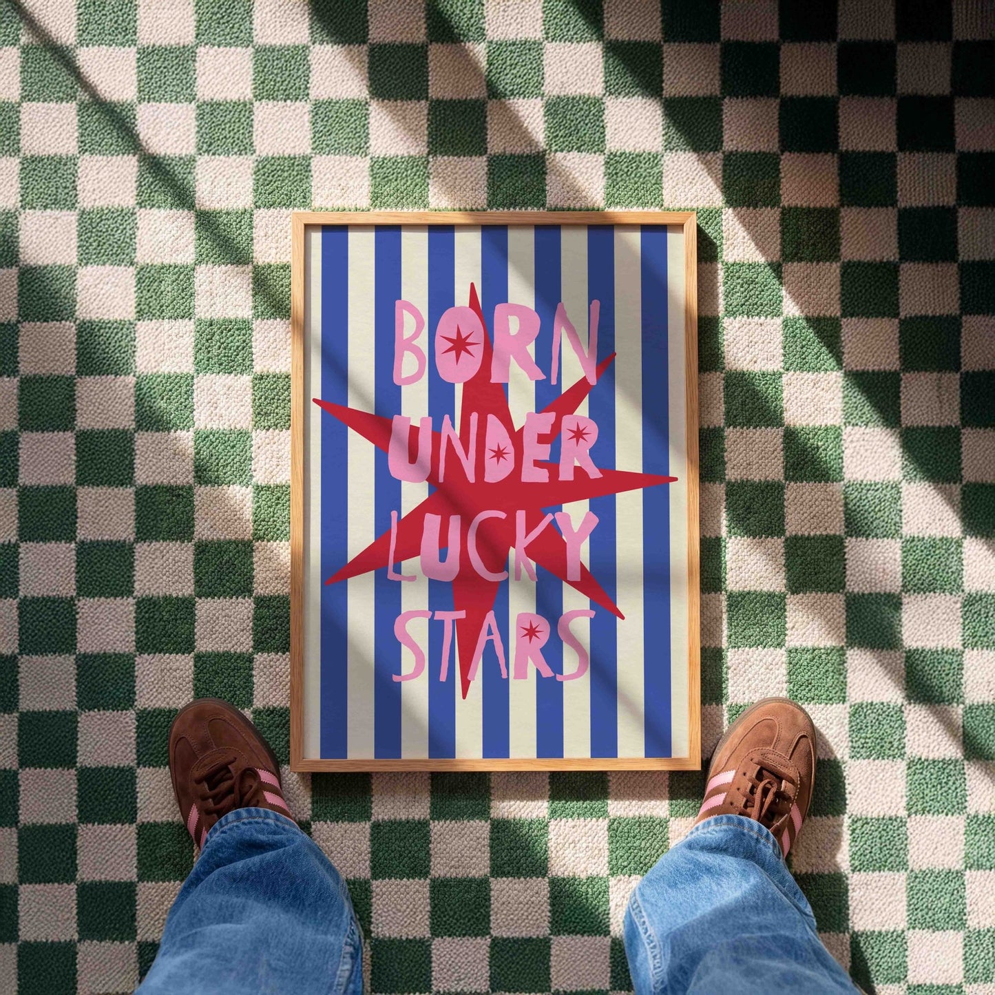 Born Under Lucky Stars Art Print - Posterami