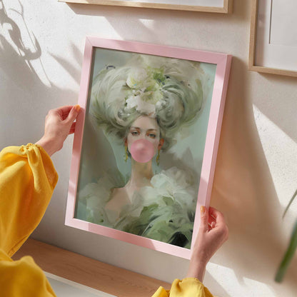 Bubble Gum Lady Art Print No. 4 - Posterami
