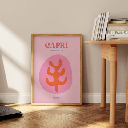 Capri Dolce Vita Art Print - Posterami