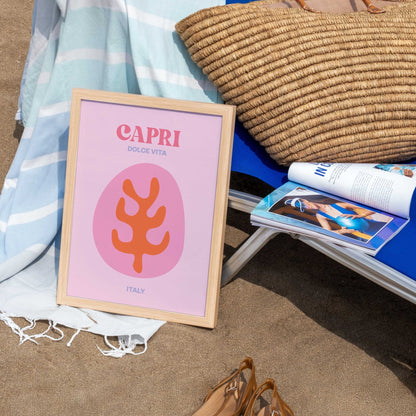 Capri Dolce Vita Art Print - Posterami