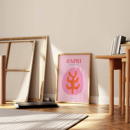 Capri Dolce Vita Art Print - Posterami