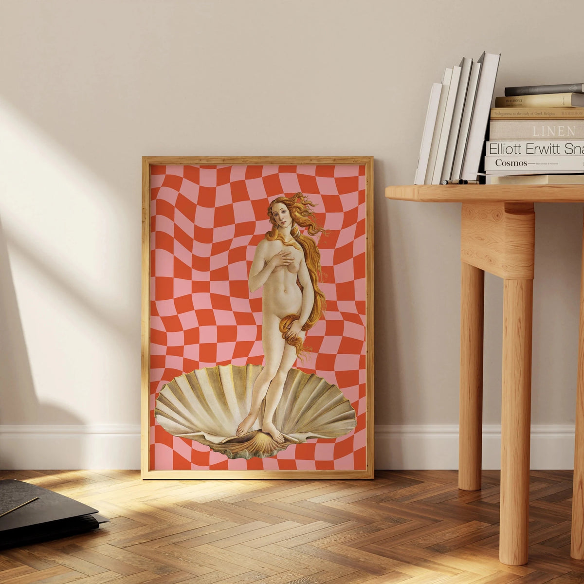 Checkered Venus Print - Posterami