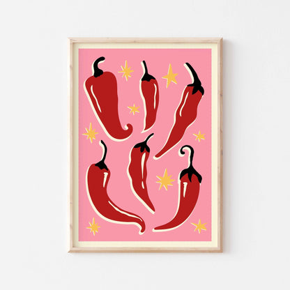 Chillies Art Print - Posterami