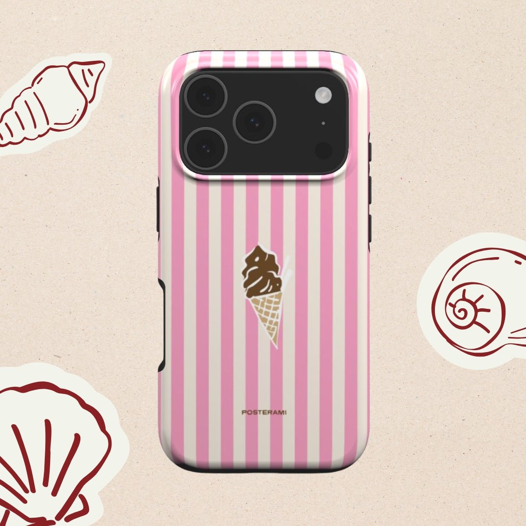 Chocolate Ice Cream Tough Phone Case - Posterami