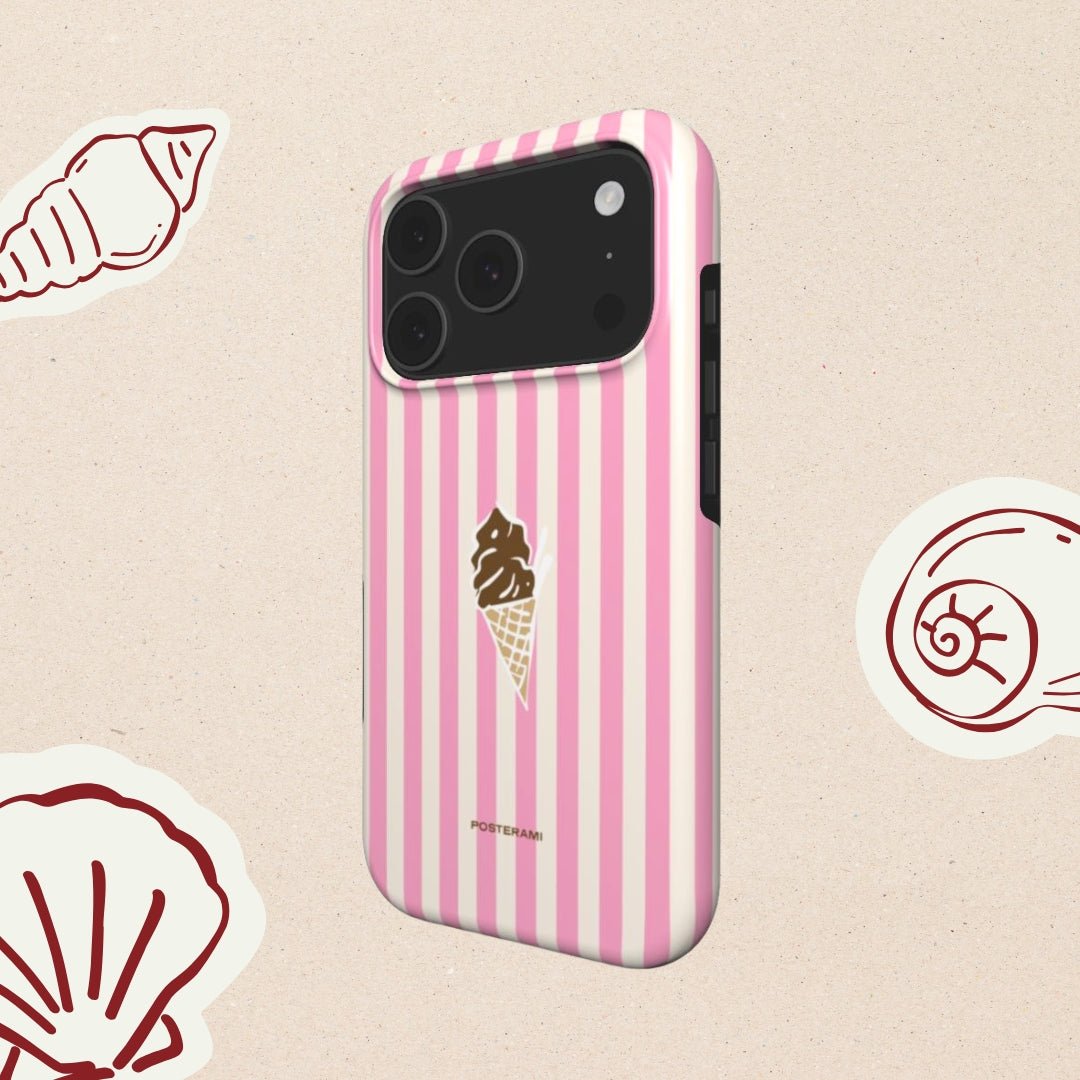 Chocolate Ice Cream Tough Phone Case - Posterami