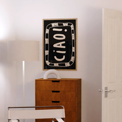 Ciao Art Print - Posterami