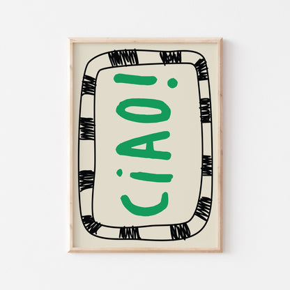 Ciao Art Print - Posterami