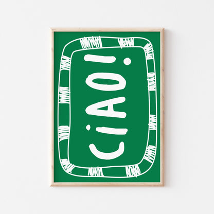 Ciao Art Print - Posterami