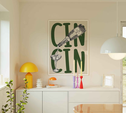 Cin Cin Art Print - Posterami