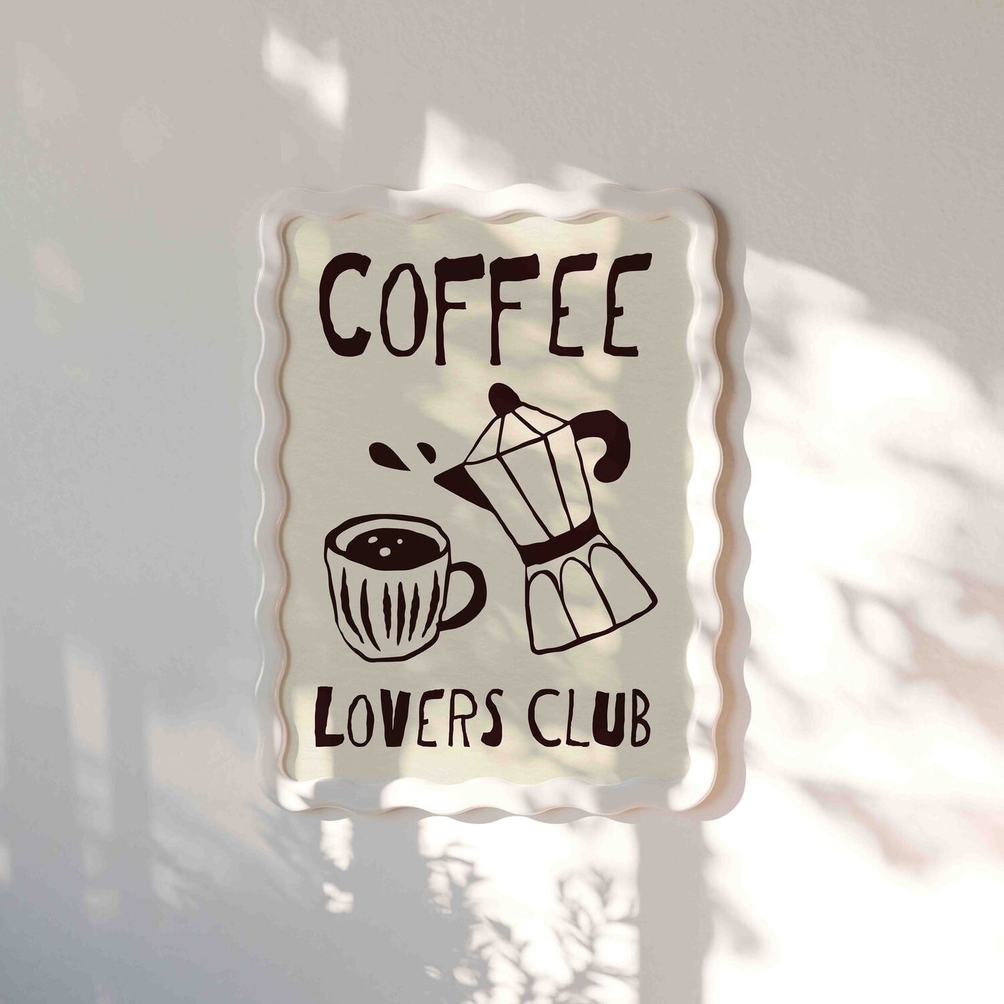 Coffee Lovers Club Art Print - Posterami
