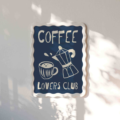Coffee Lovers Club Art Print - Posterami