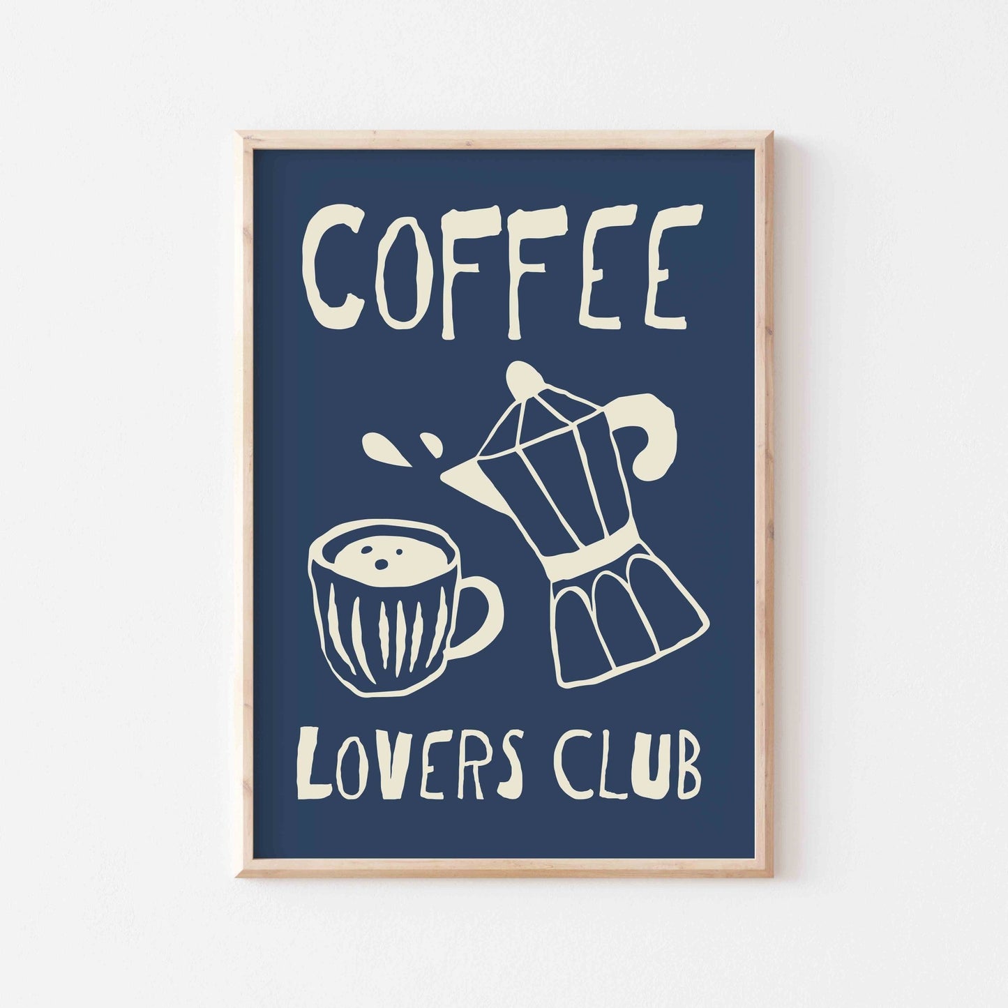 Coffee Lovers Club Art Print - Posterami