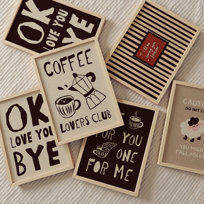 Coffee Lovers Club Art Print - Posterami