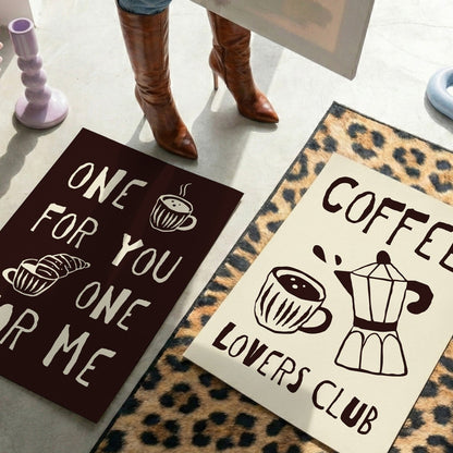 Coffee Lovers Club Art Print - Posterami
