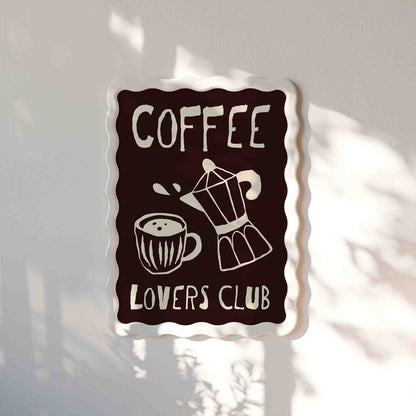 Coffee Lovers Club Art Print - Posterami