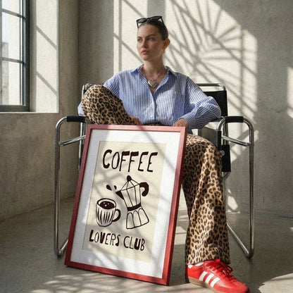 Coffee Lovers Club Art Print - Posterami