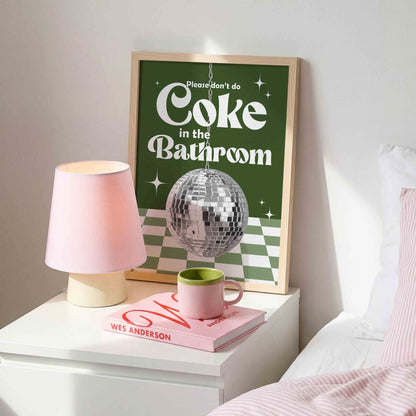 Coke In The Bathroom Print No. 10 - Posterami