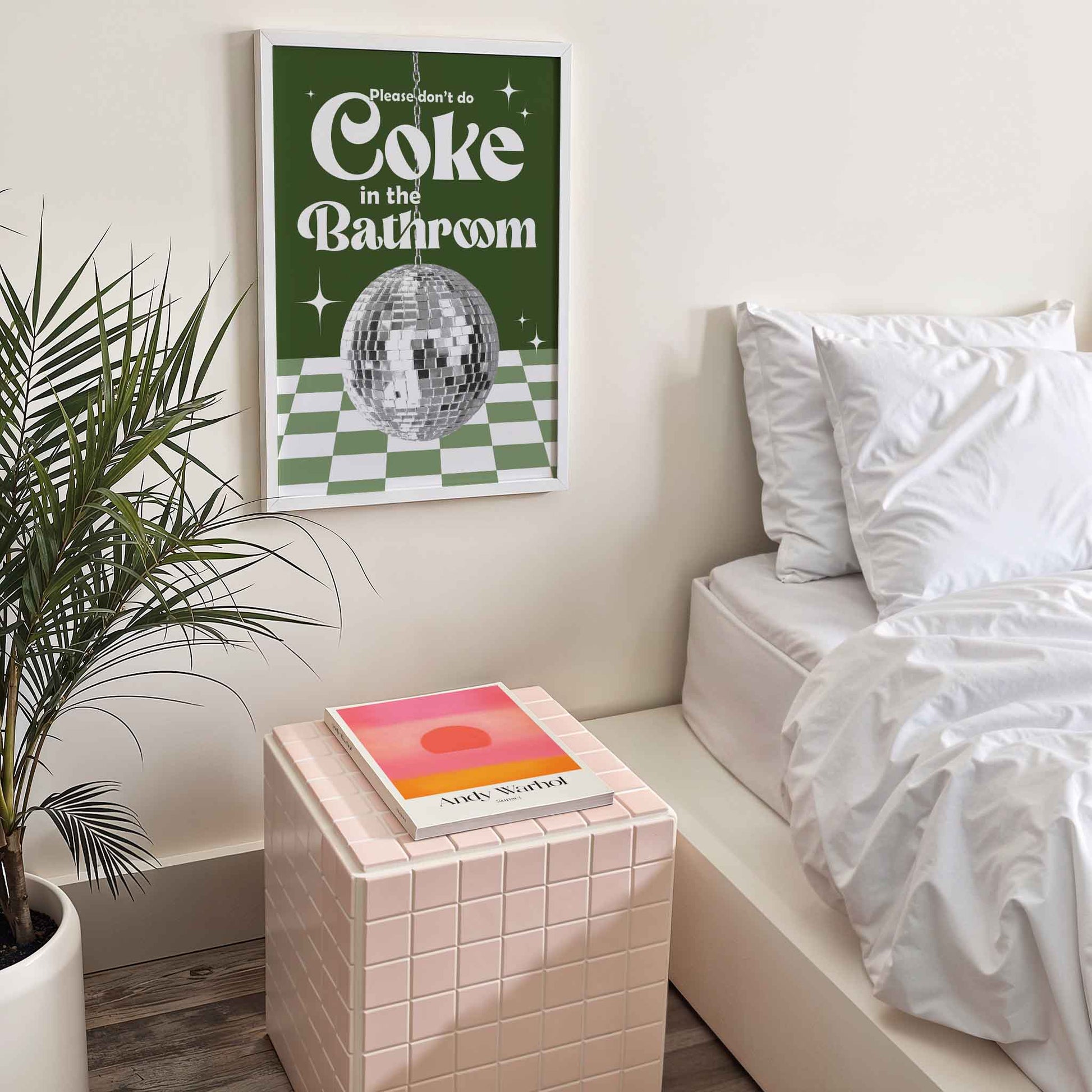 Coke In The Bathroom Print No. 10 - Posterami