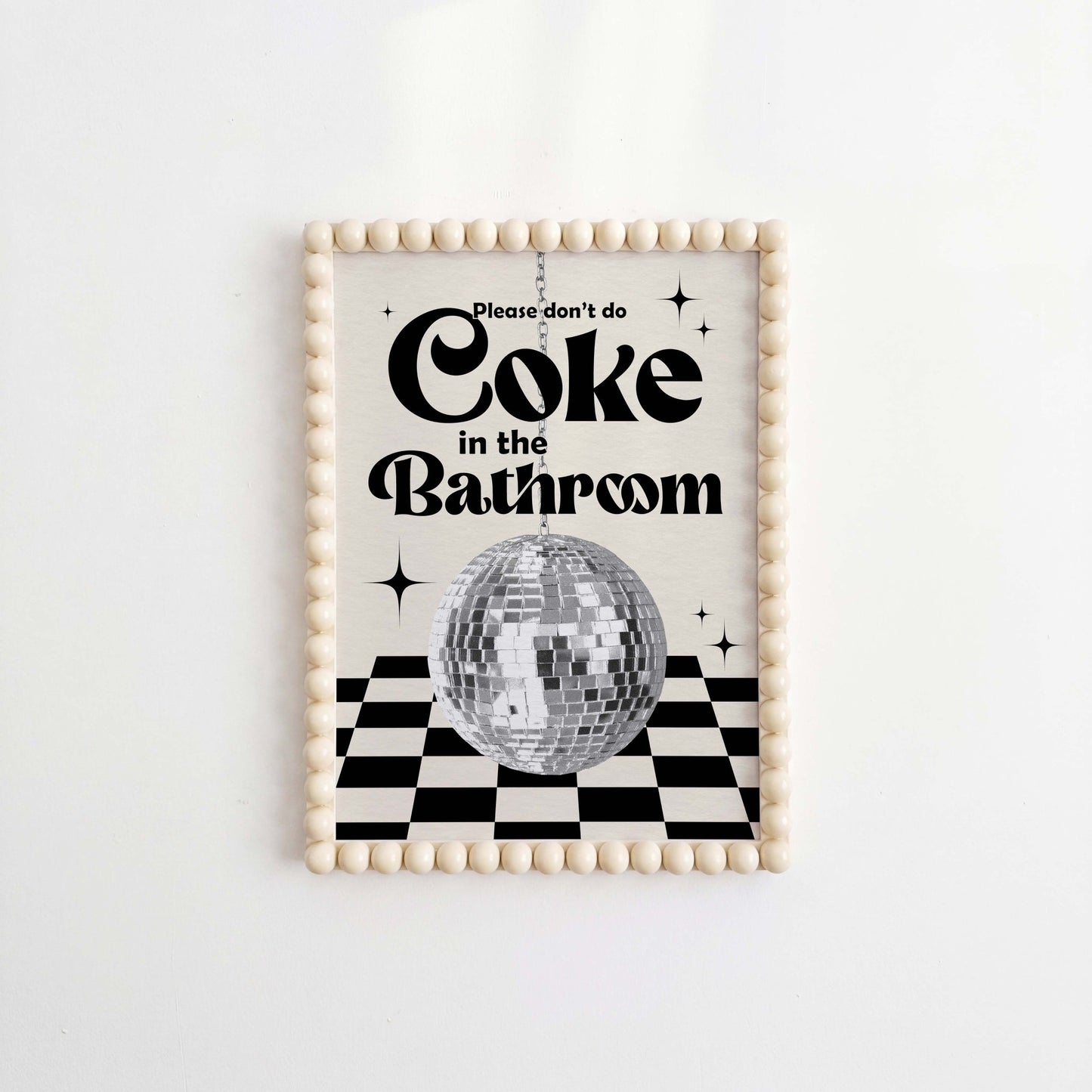 Coke In The Bathroom Print No. 5 - Posterami