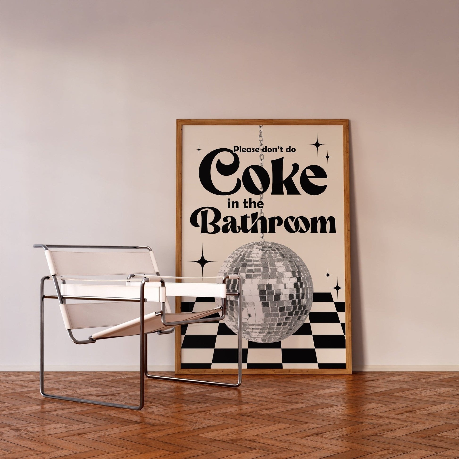 Coke In The Bathroom Print No. 5 - Posterami