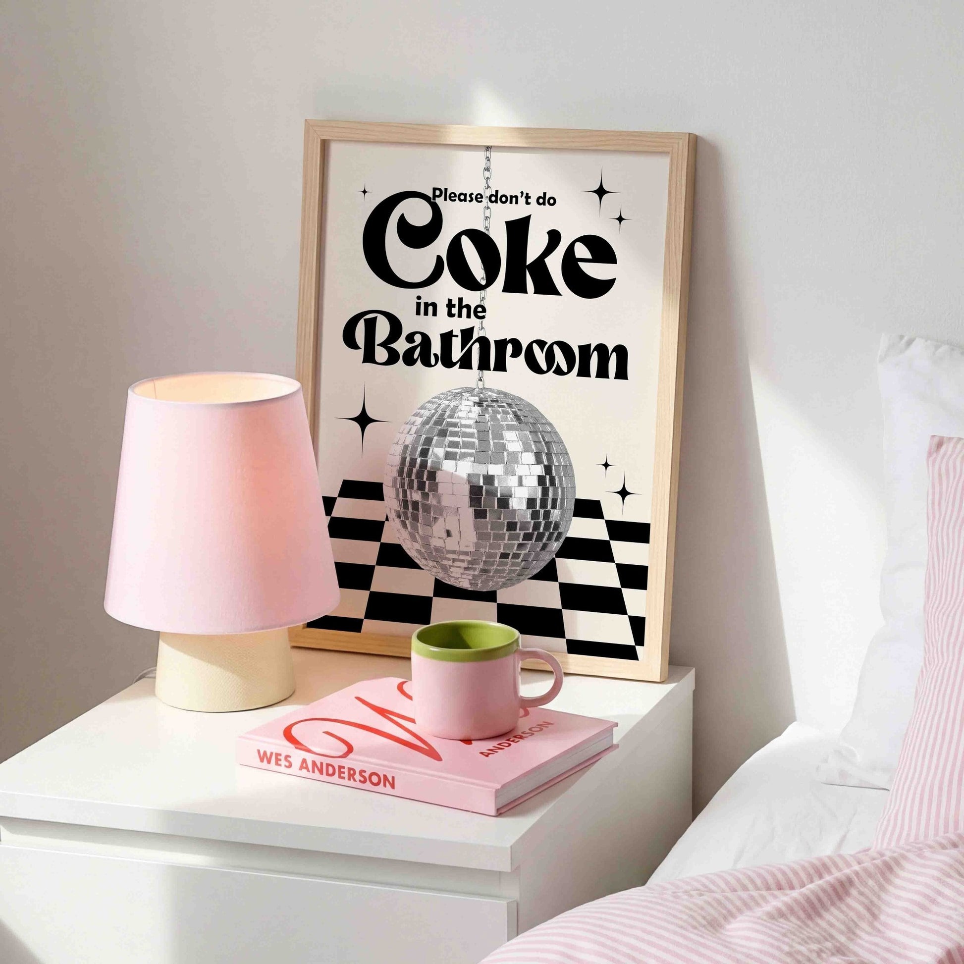 Coke In The Bathroom Print No. 5 - Posterami