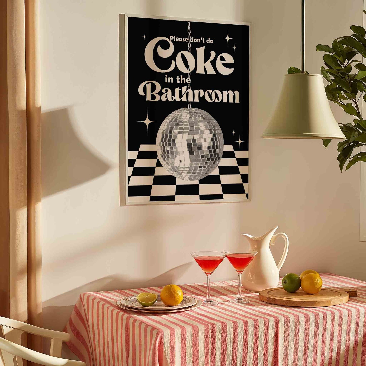 Coke In The Bathroom Print No. 6 - Posterami