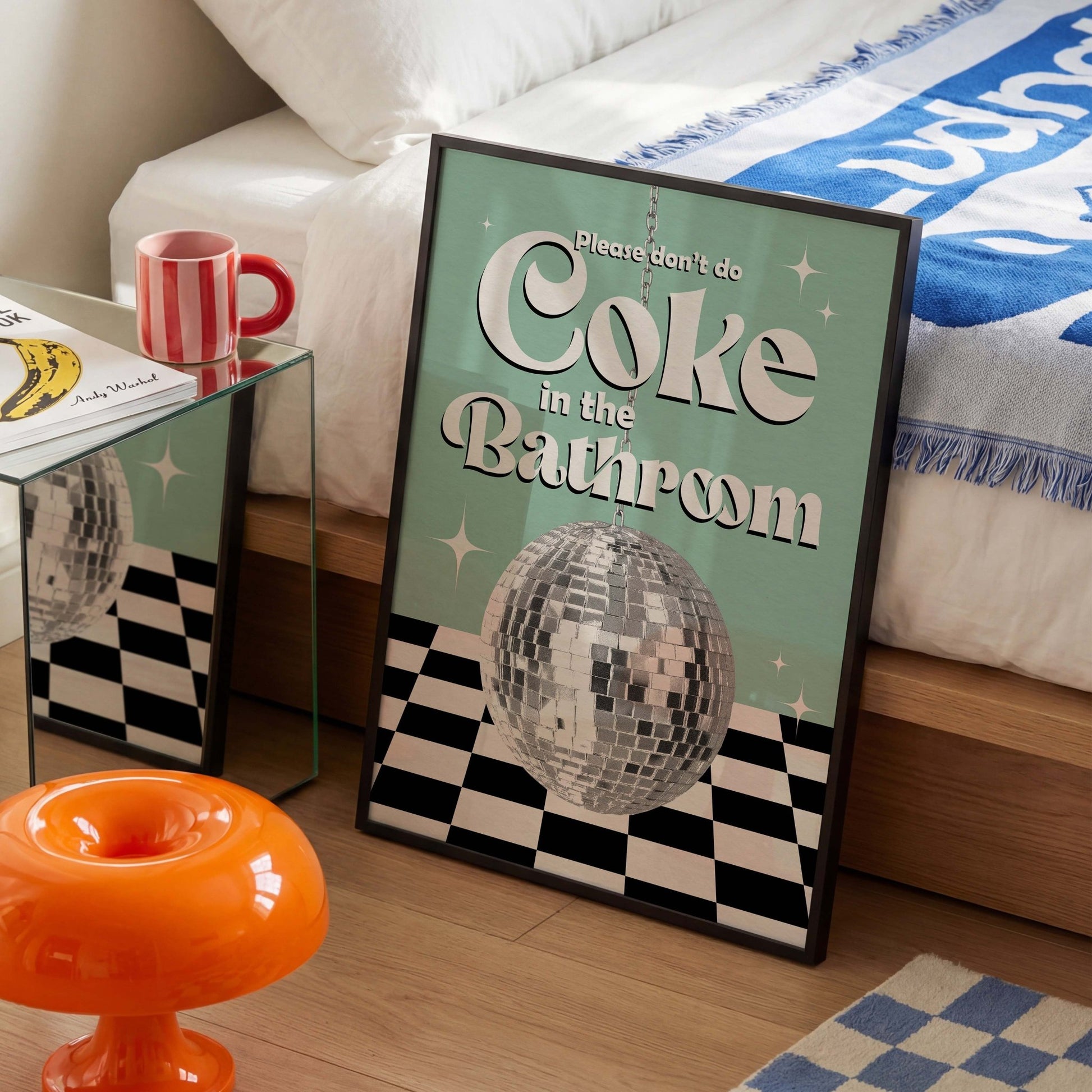 Coke In The Bathroom Print No. 7 - Posterami