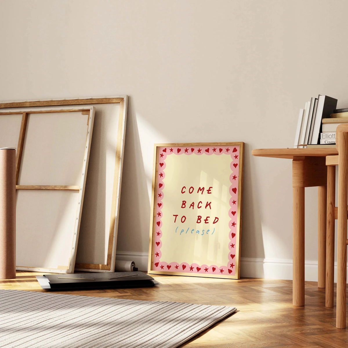 Come Back to Bed Art Print - Posterami