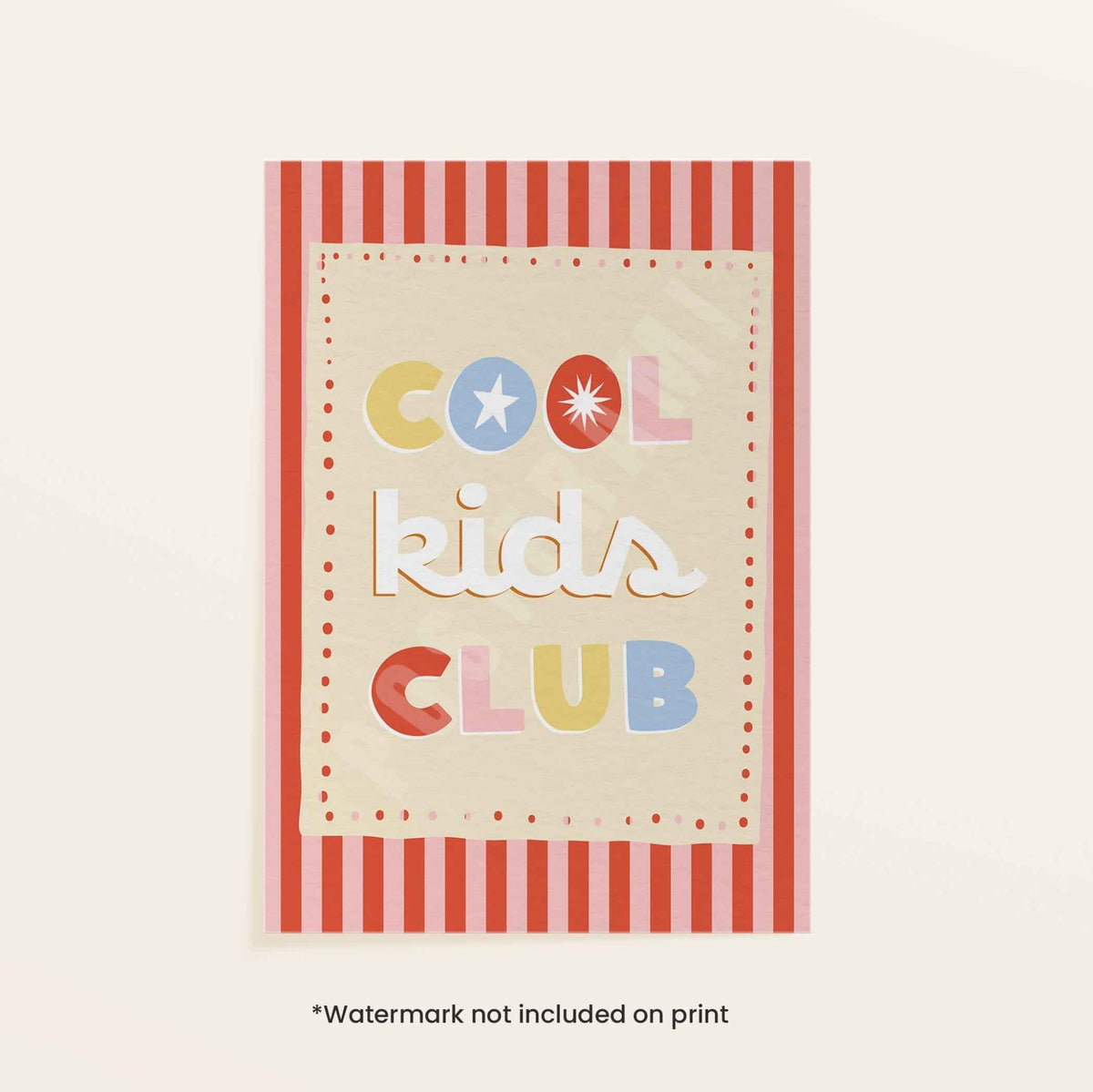 Cool Kids Club Art Print - Posterami