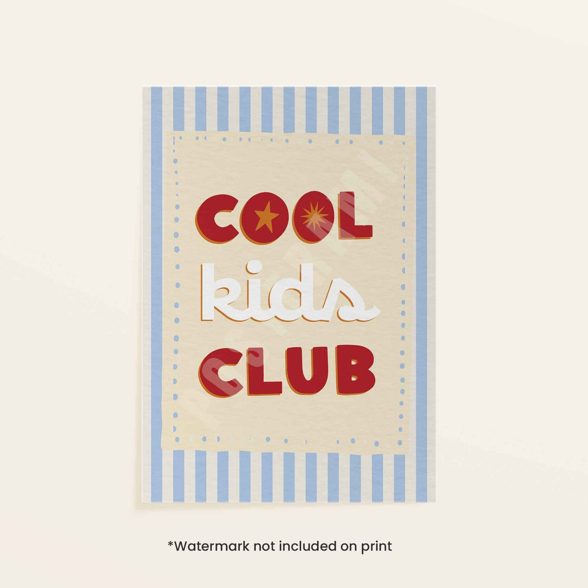 Cool Kids Club Art Print - Posterami