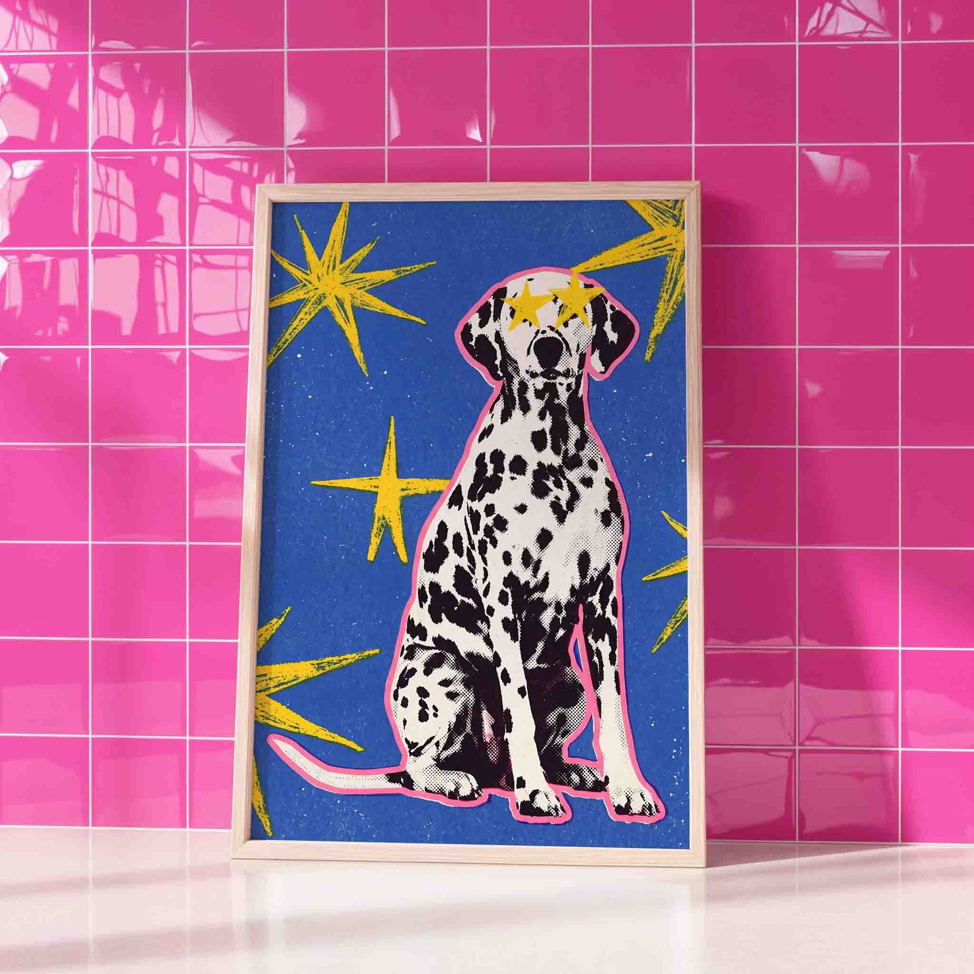 Dalmatian Star Art Print - Posterami