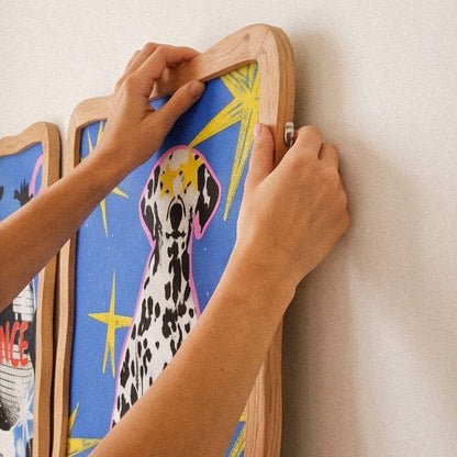 Dalmatian Star Art Print - Posterami