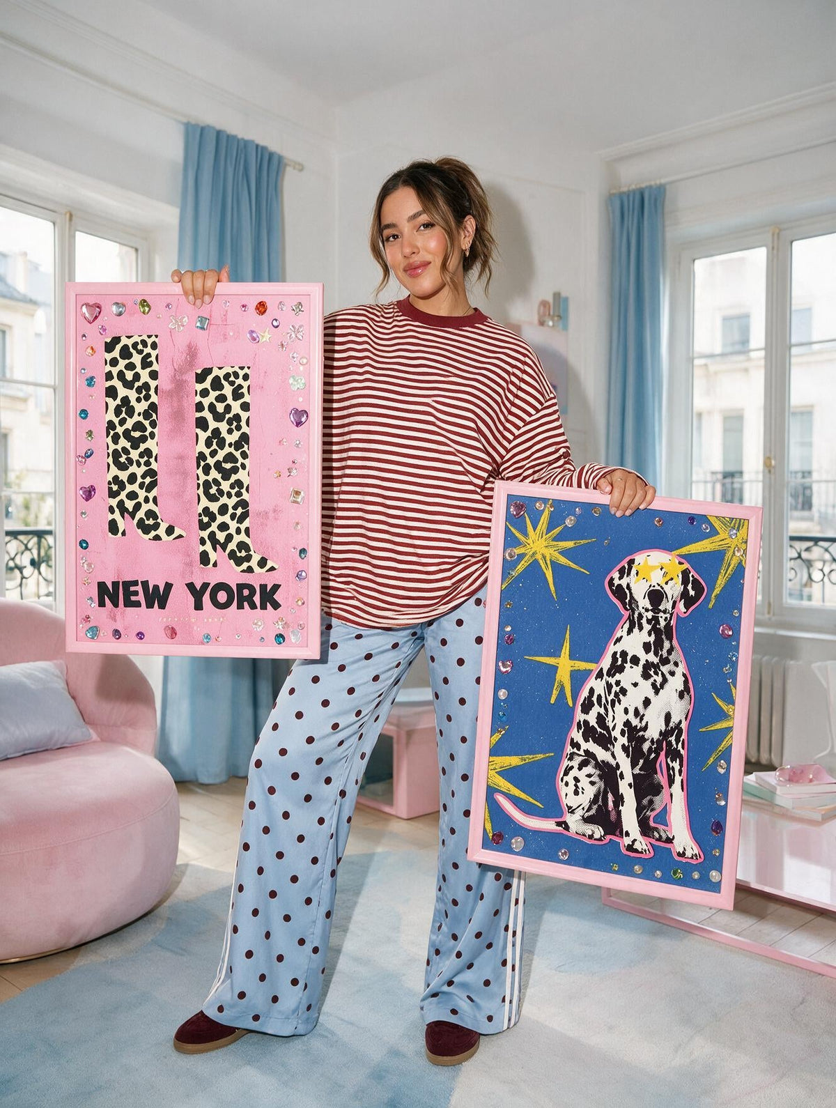Dalmatian Star Art Print - Posterami