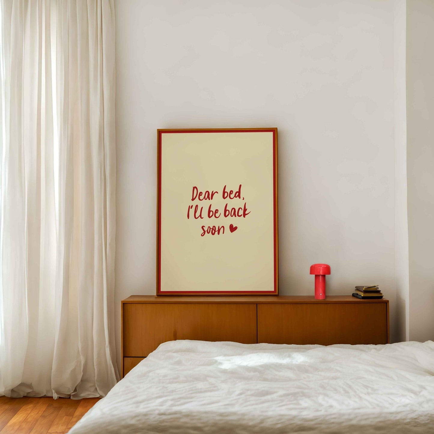 Dear Bed Art Print - Posterami