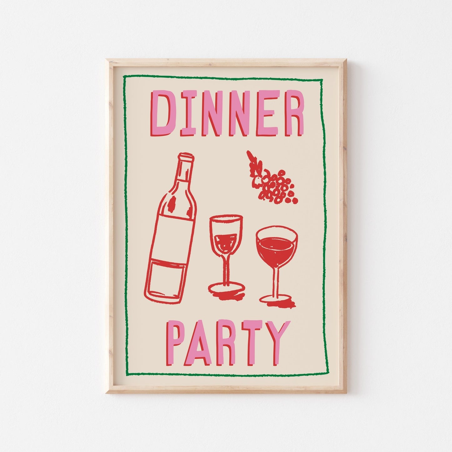 Dinner Party Art Print - Posterami