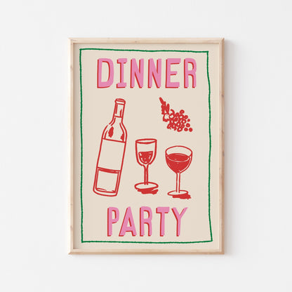Dinner Party Art Print - Posterami