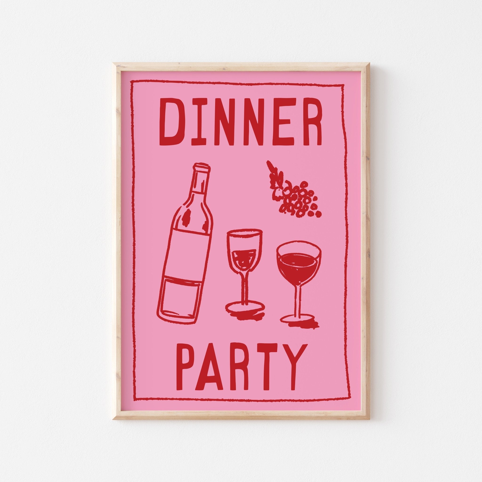 Dinner Party Art Print – Posterami
