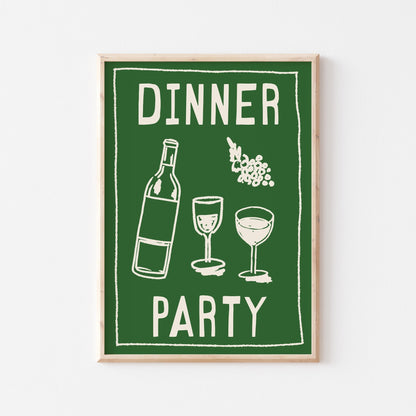 Dinner Party Art Print - Posterami