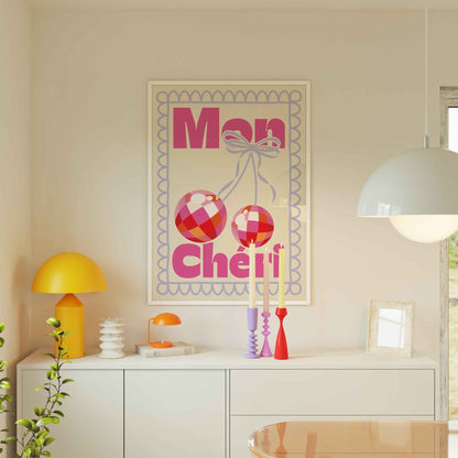 Disco Mon Chéri Art Print - Posterami
