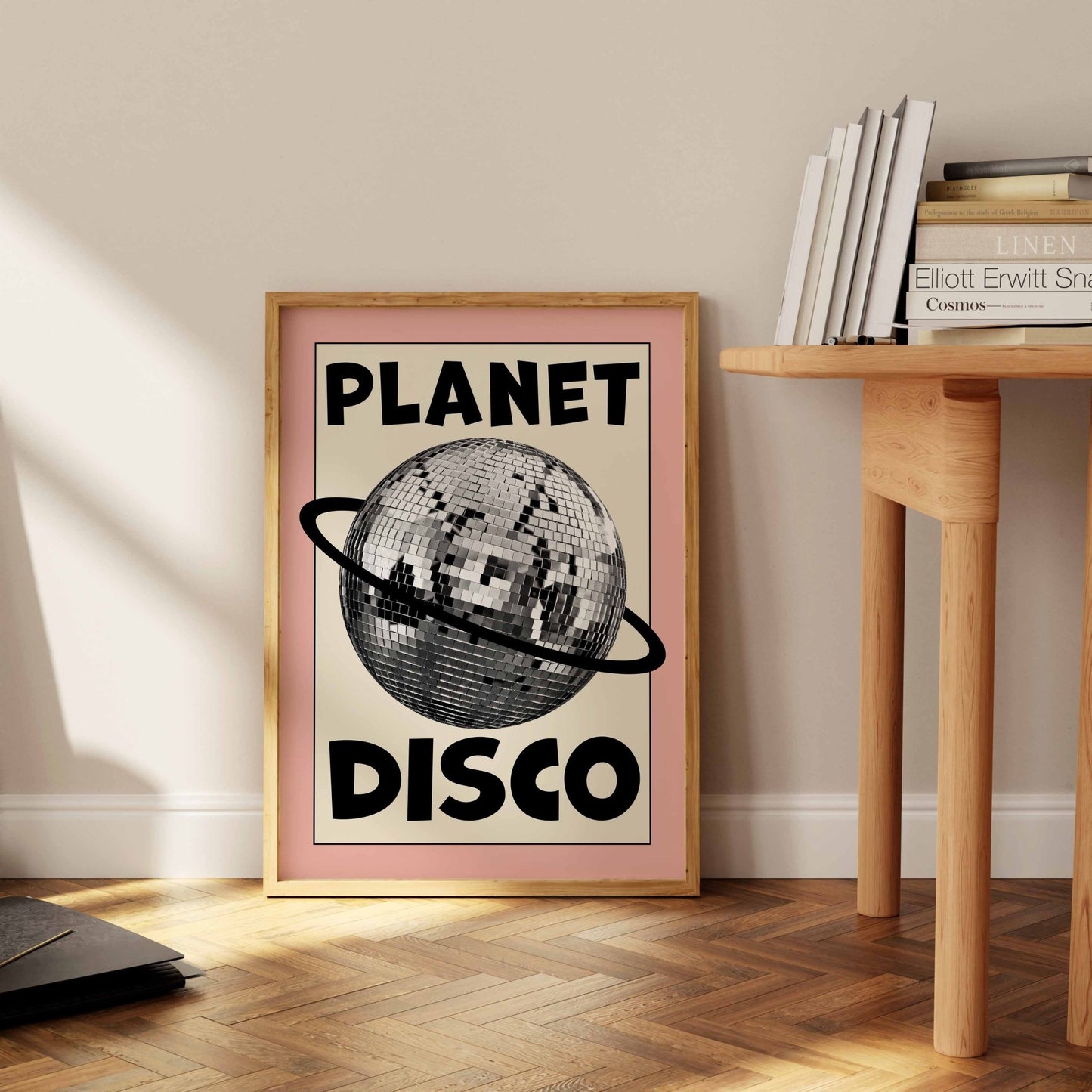Disco Planet Art Print - Posterami