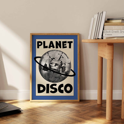 Disco Planet Art Print - Posterami